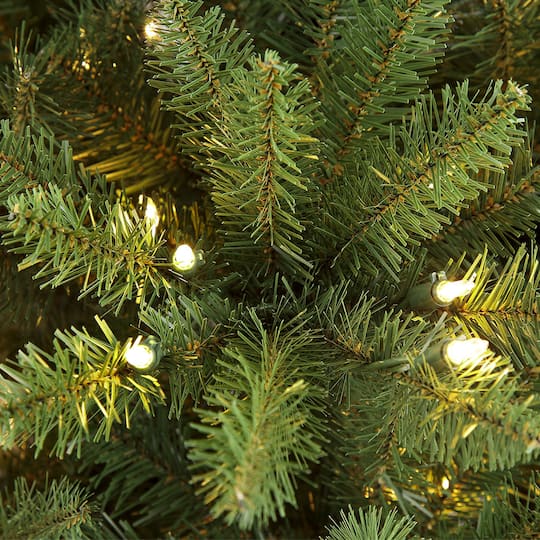 6.5ft. Pre-Lit Fraser Fir Artificial Christmas Tree, Clear Lights